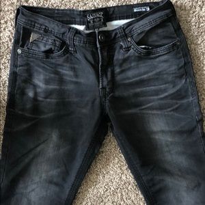 Men's Buckle Jeans